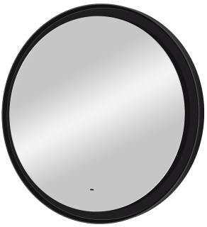 Зеркало с подсветкой Continent Planet Black ЗЛП684 с бесконтактным сенсором 80см чёрный